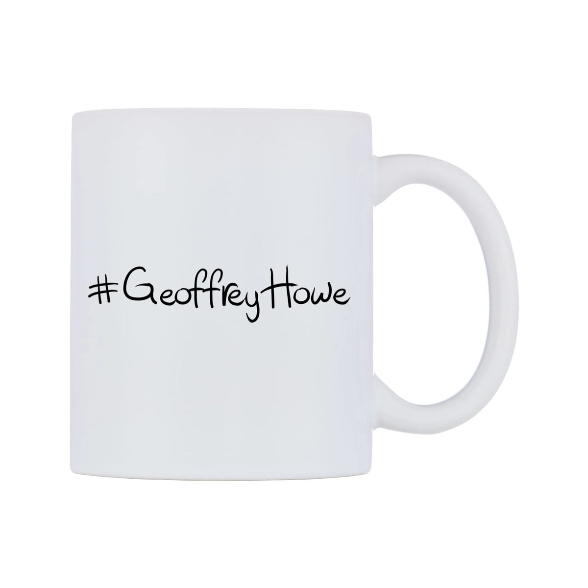 GeoffreyHowe Mug — mug, left side, on a white background