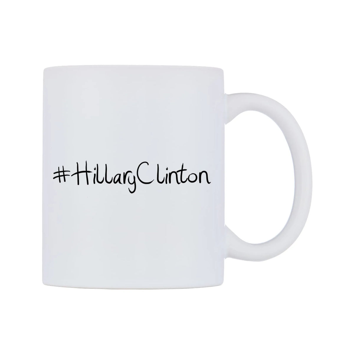 HillaryClinton Mug — mug, left side, on a white background