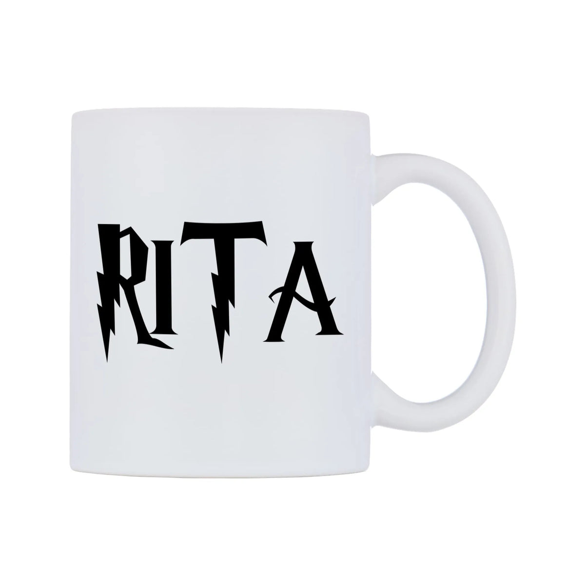 Rita - Wizard Themed Mug — white 11oz gloss mug, left side, on a white background