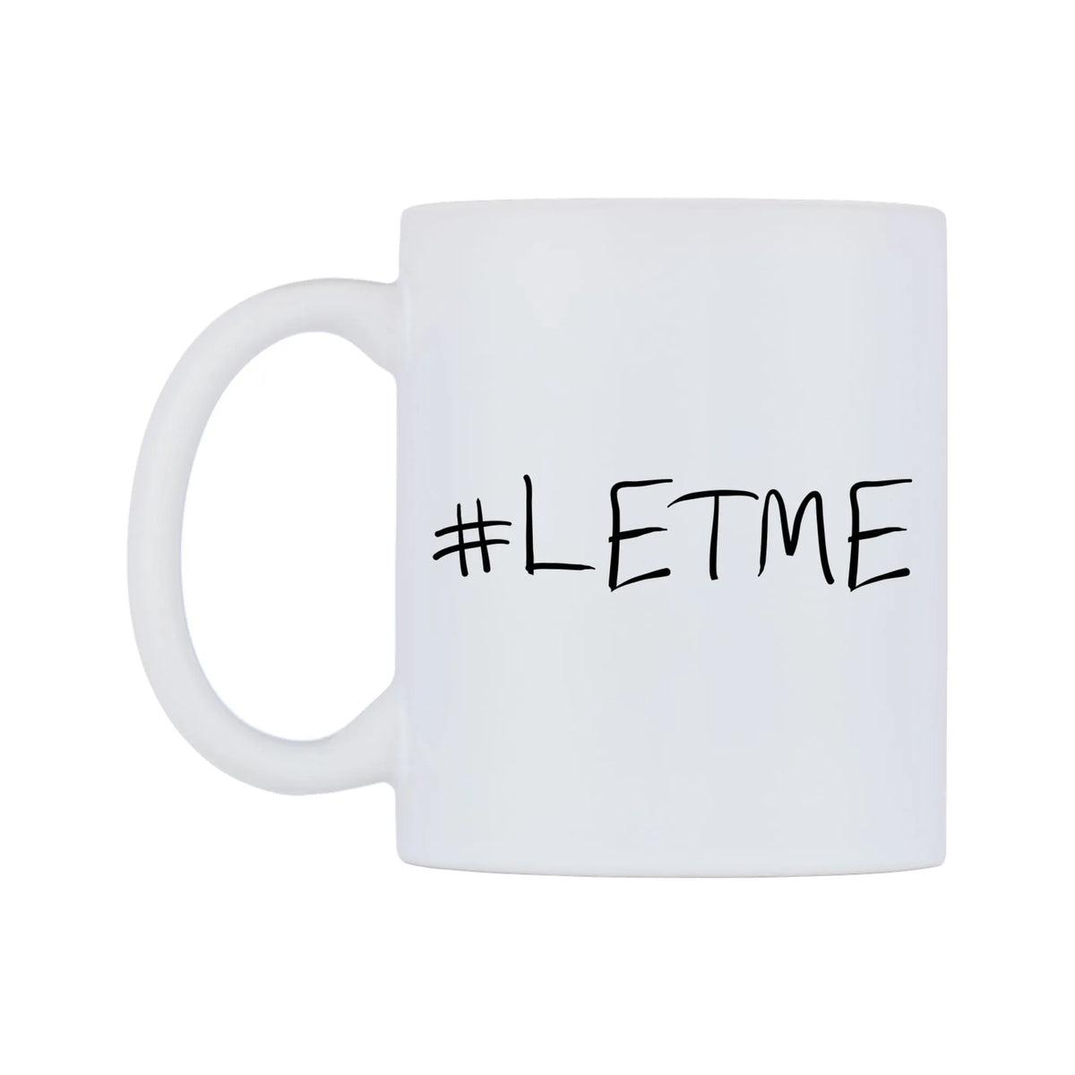 LETME Mug — mug, right side, on a white background