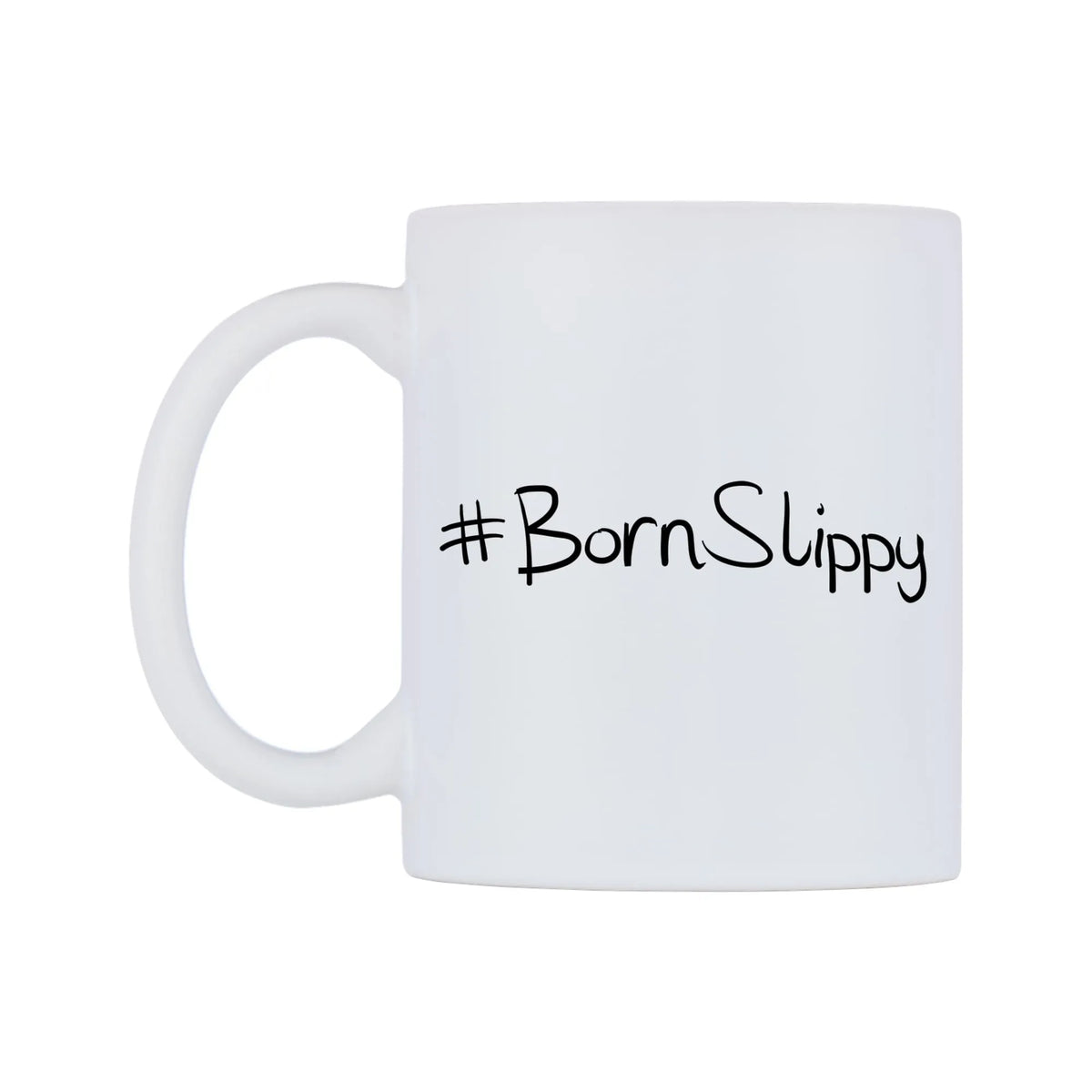 BornSlippy Mug — mug, right side, on a white background