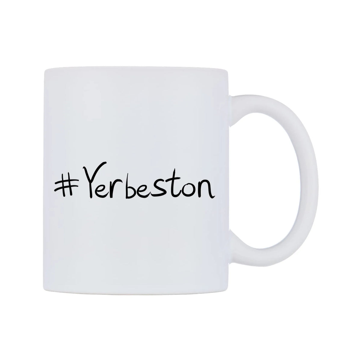 Yerbeston Mug — mug, left side, on a white background