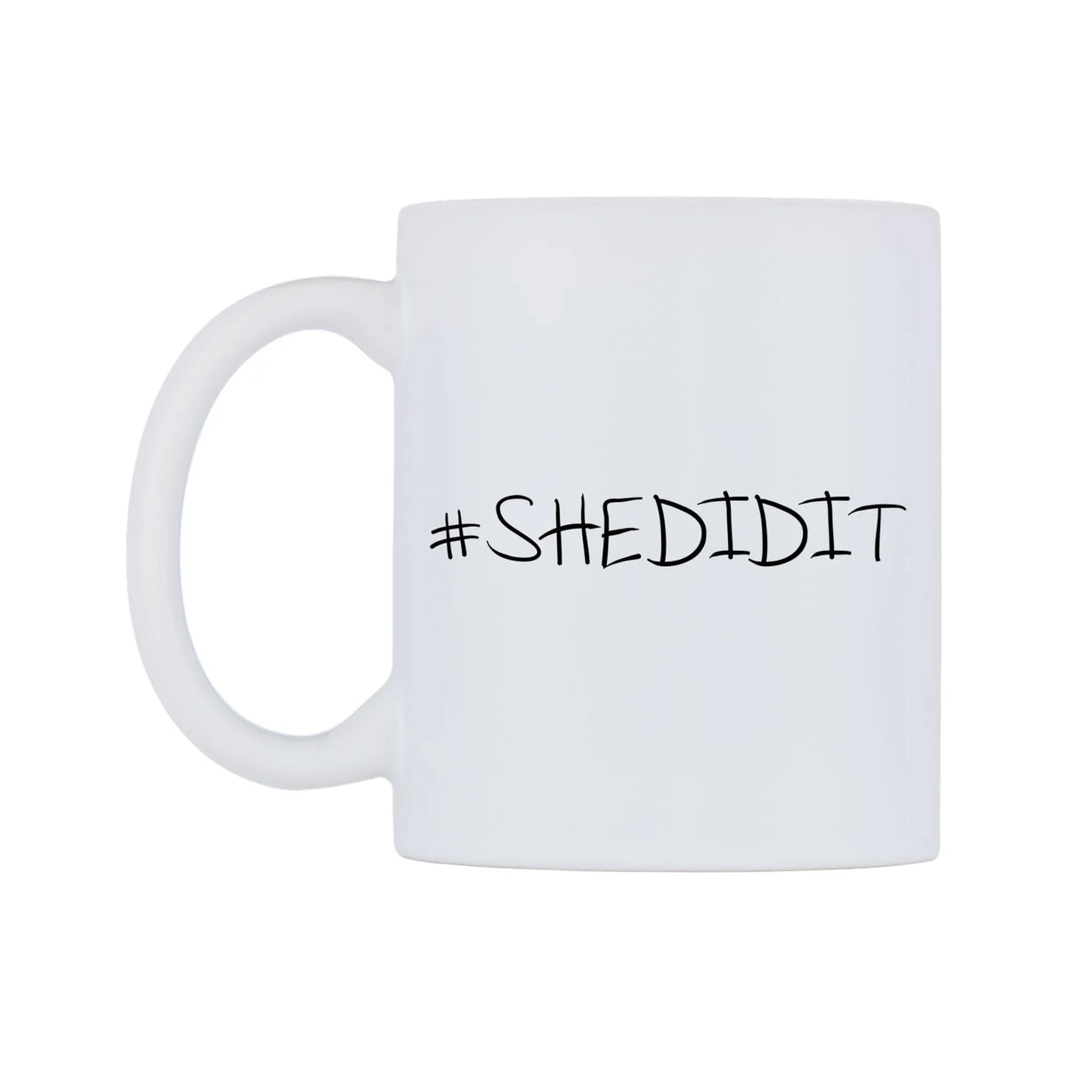 SHEDIDIT Mug — mug, right side, on a white background