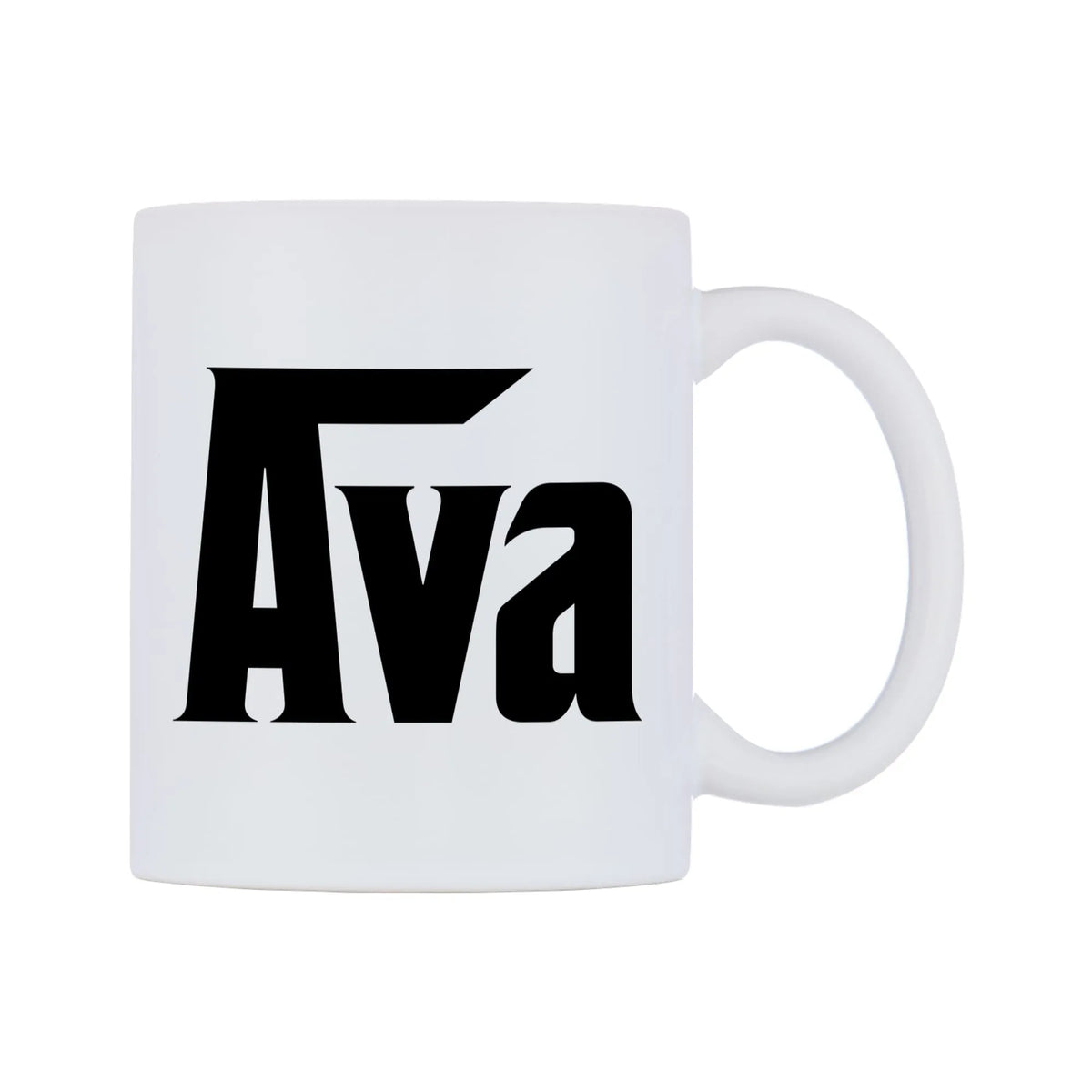 Ava - Godfather Themed Mug — white 11oz gloss mug, left side, on a white background