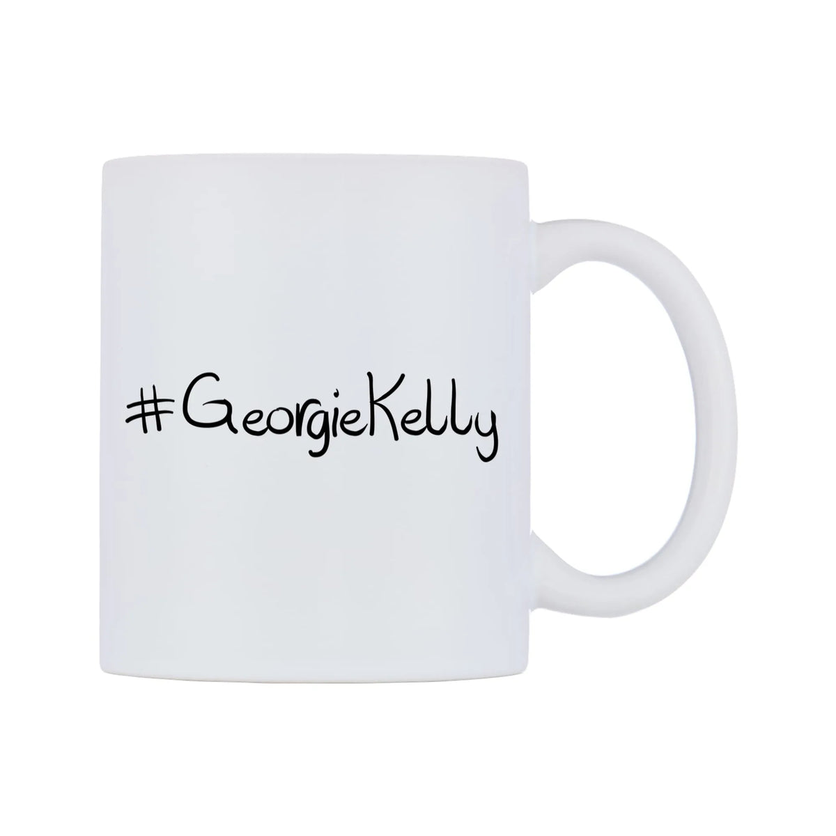 GeorgieKelly Mug — mug, left side, on a white background