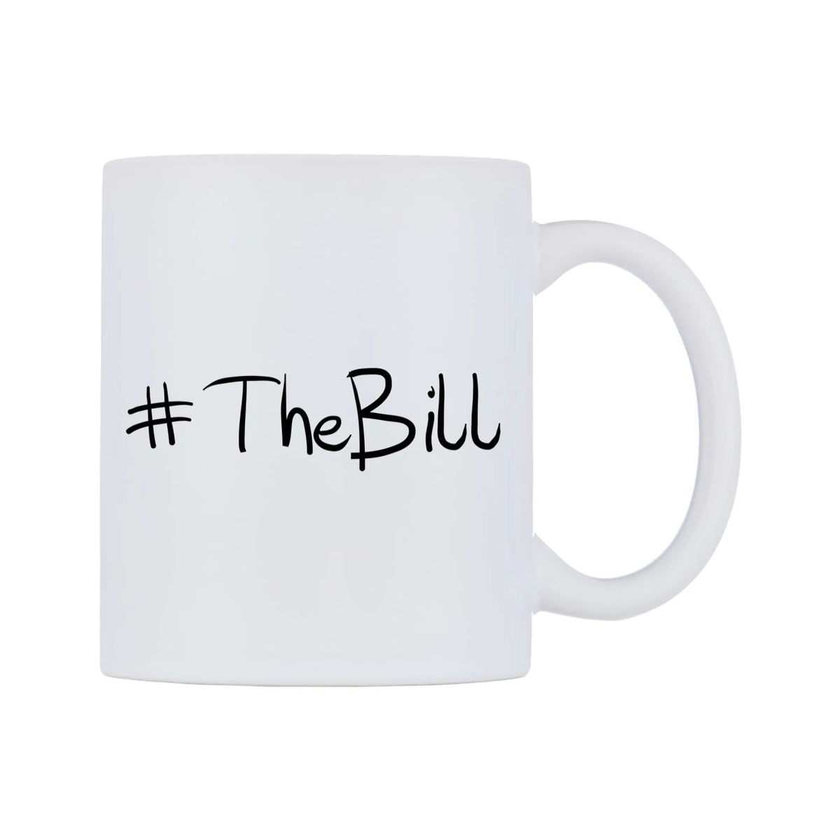 TheBill Mug — mug, left side, on a white background
