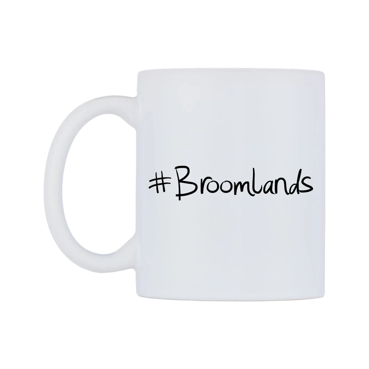 Broomlands Mug — mug, right side, on a white background