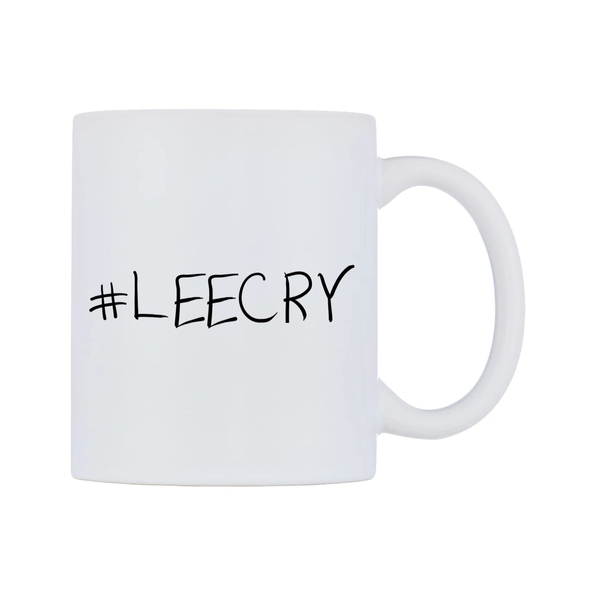 LEECRY Mug — mug, left side, on a white background