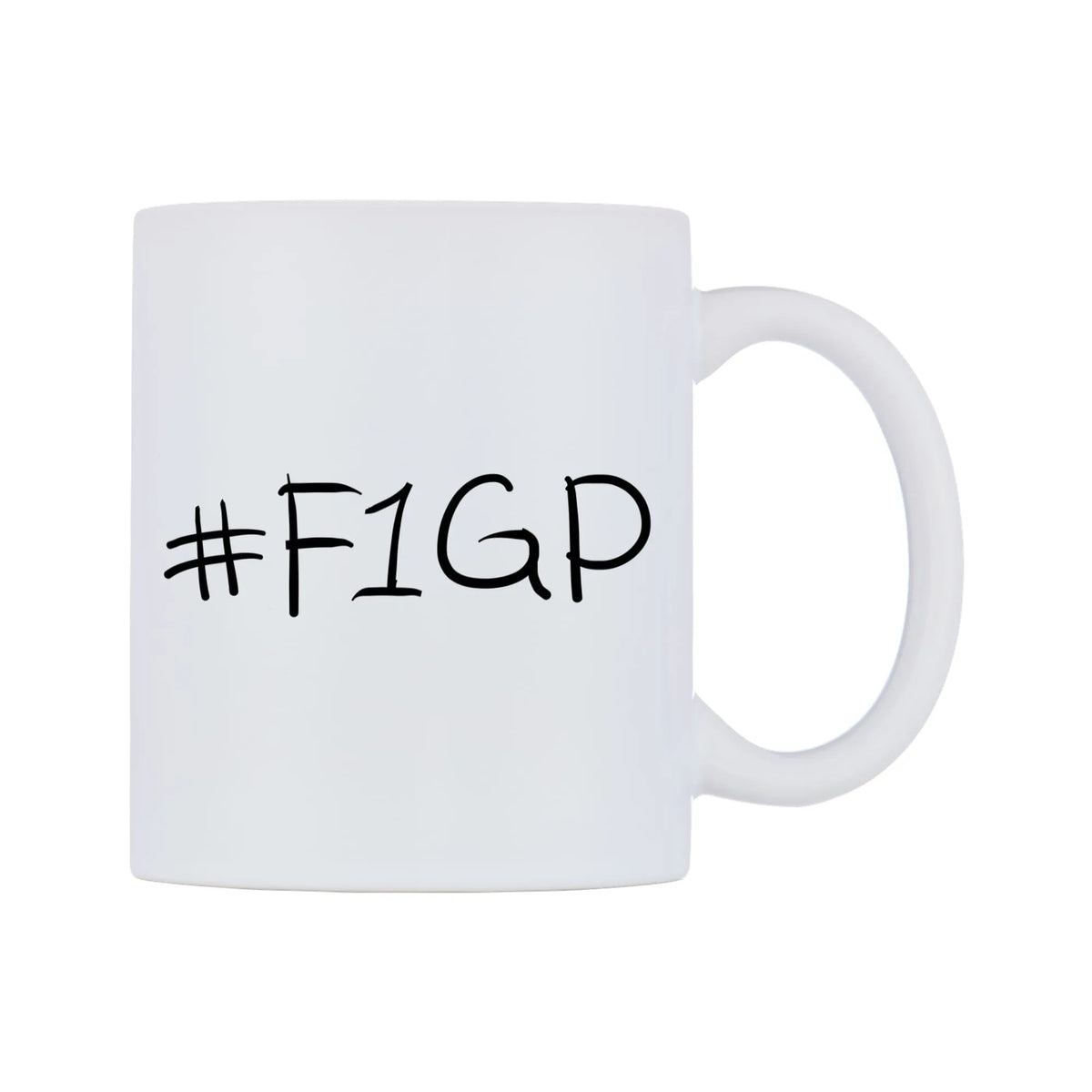 F1GP Mug — mug, left side, on a white background