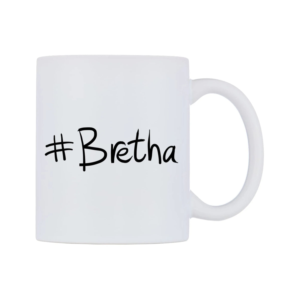 Bretha Mug — mug, left side, on a white background