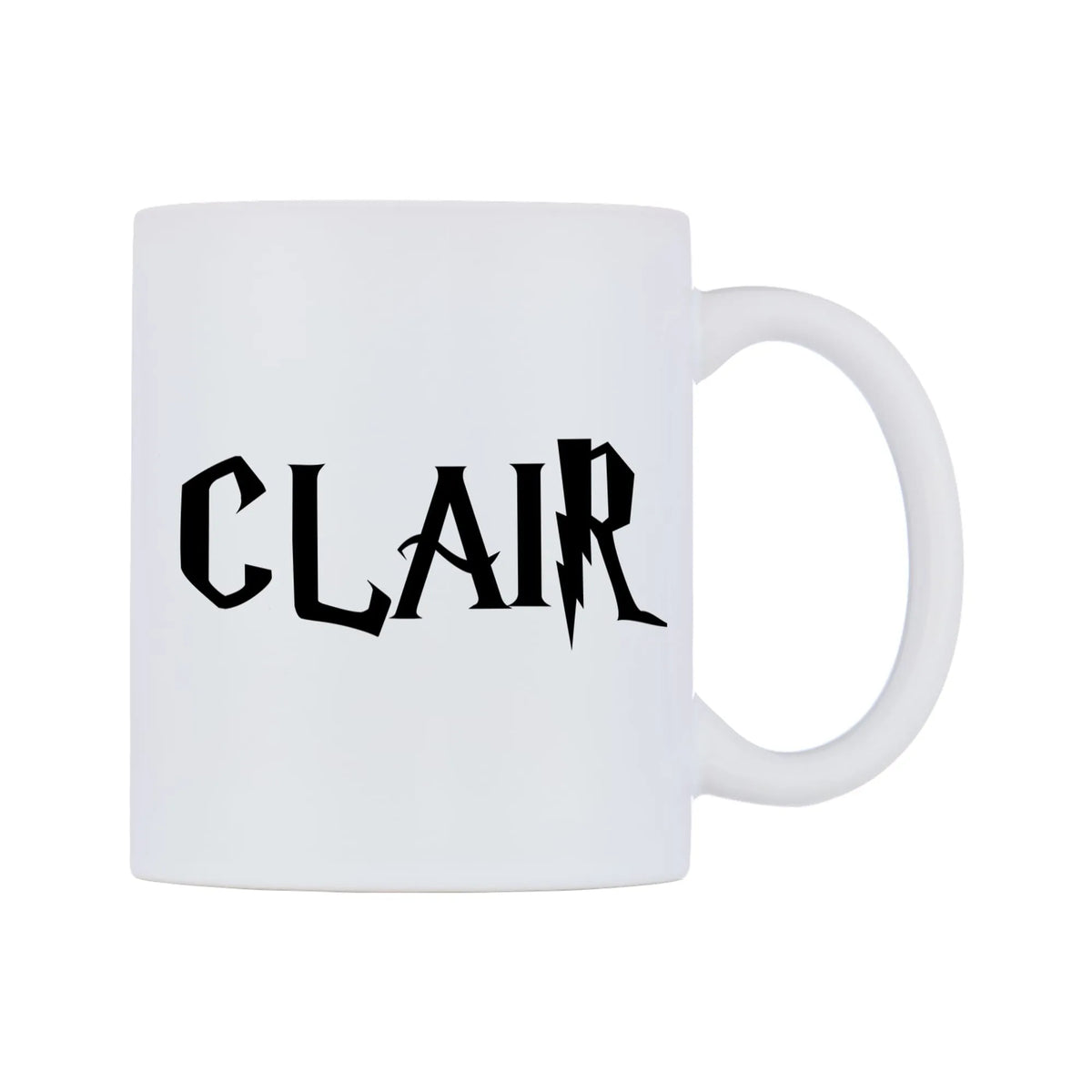 Clair - Wizard Themed Mug — mug, left side, on a white background