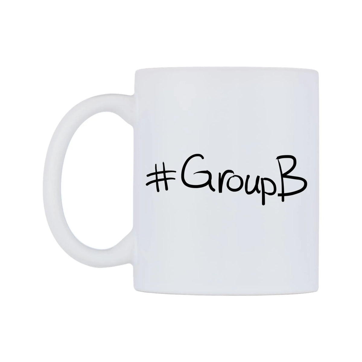 GroupB Mug — mug, right side, on a white background
