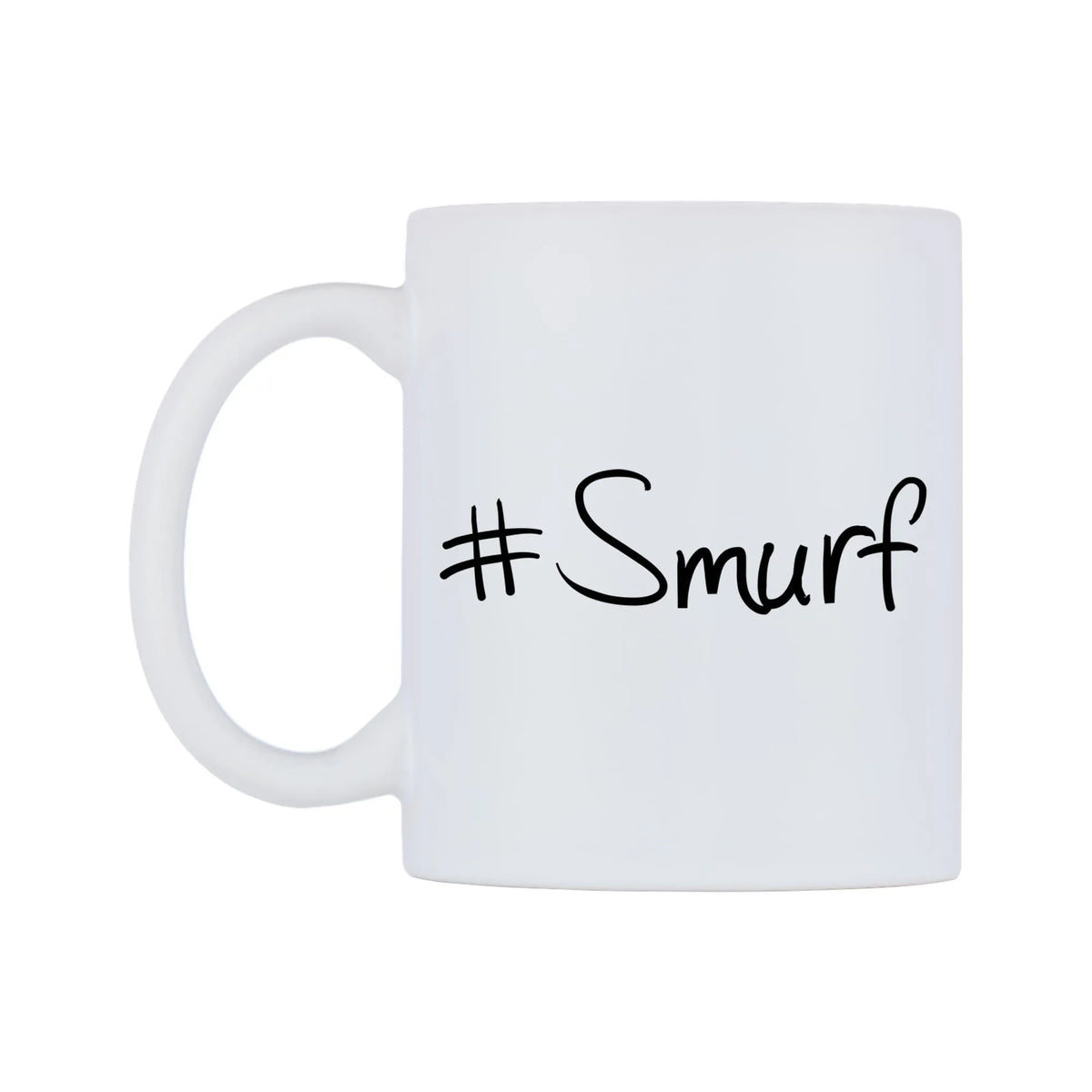 Smurf Mug — mug, right side, on a white background