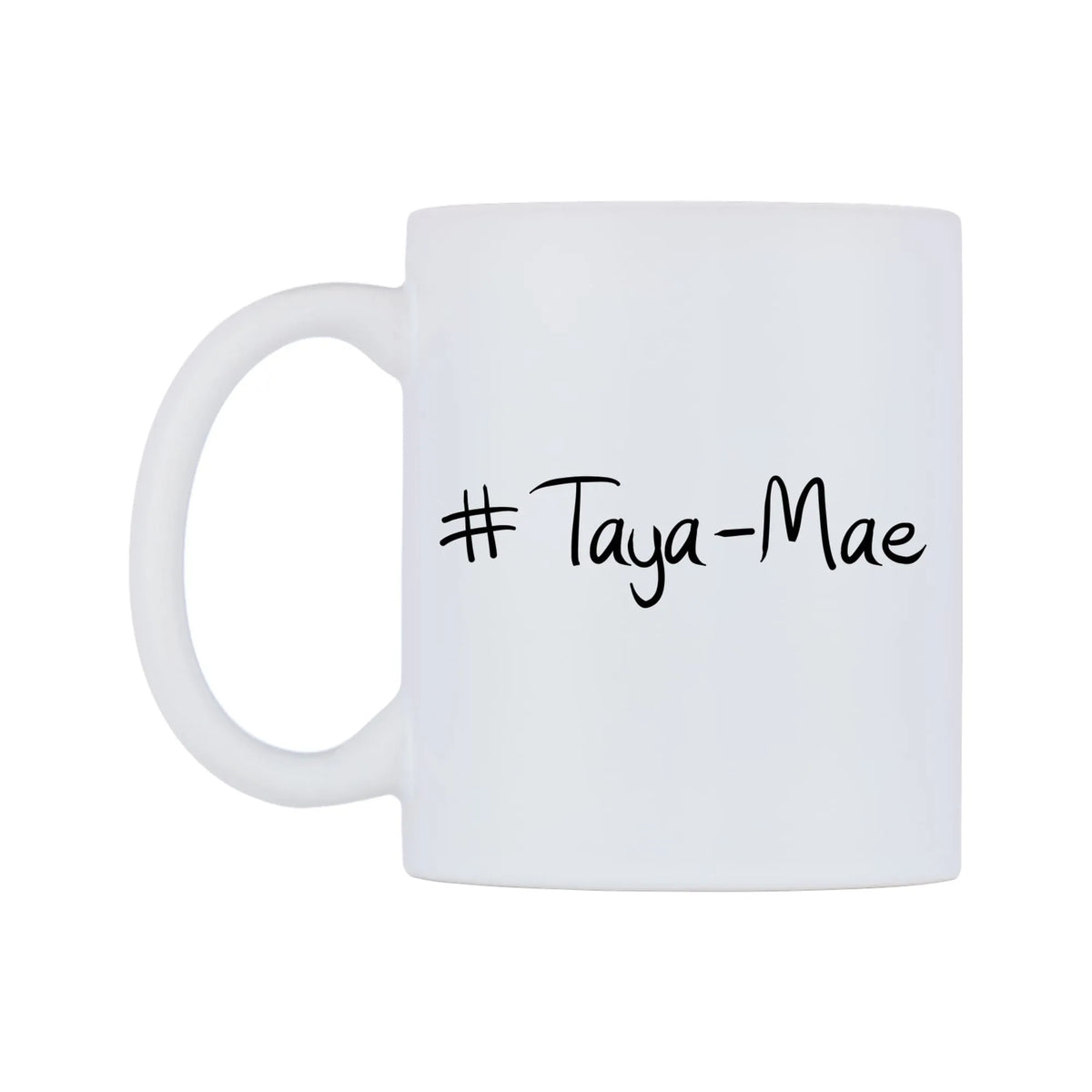 Taya-Mae Mug — mug, right side, on a white background