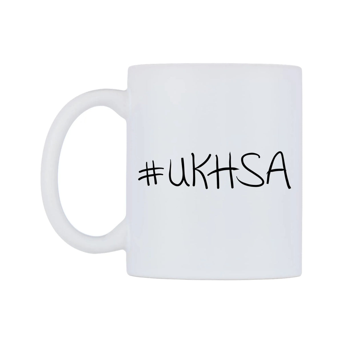 UKHSA Mug — mug, right side, on a white background
