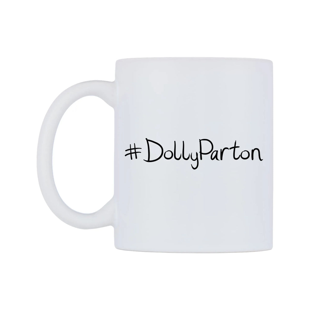 DollyParton Mug — mug, right side, on a white background