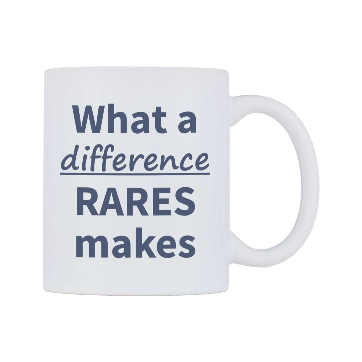 What a difference RARES makes Mug — mug, left side, on a white background
