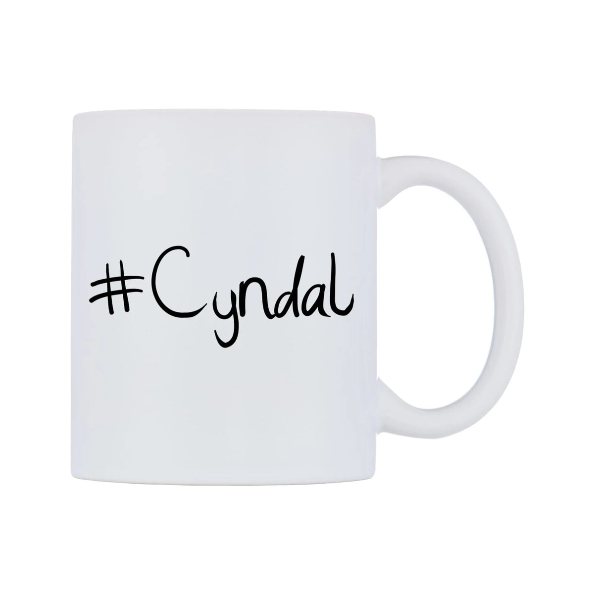 Cyndal Mug — mug, left side, on a white background