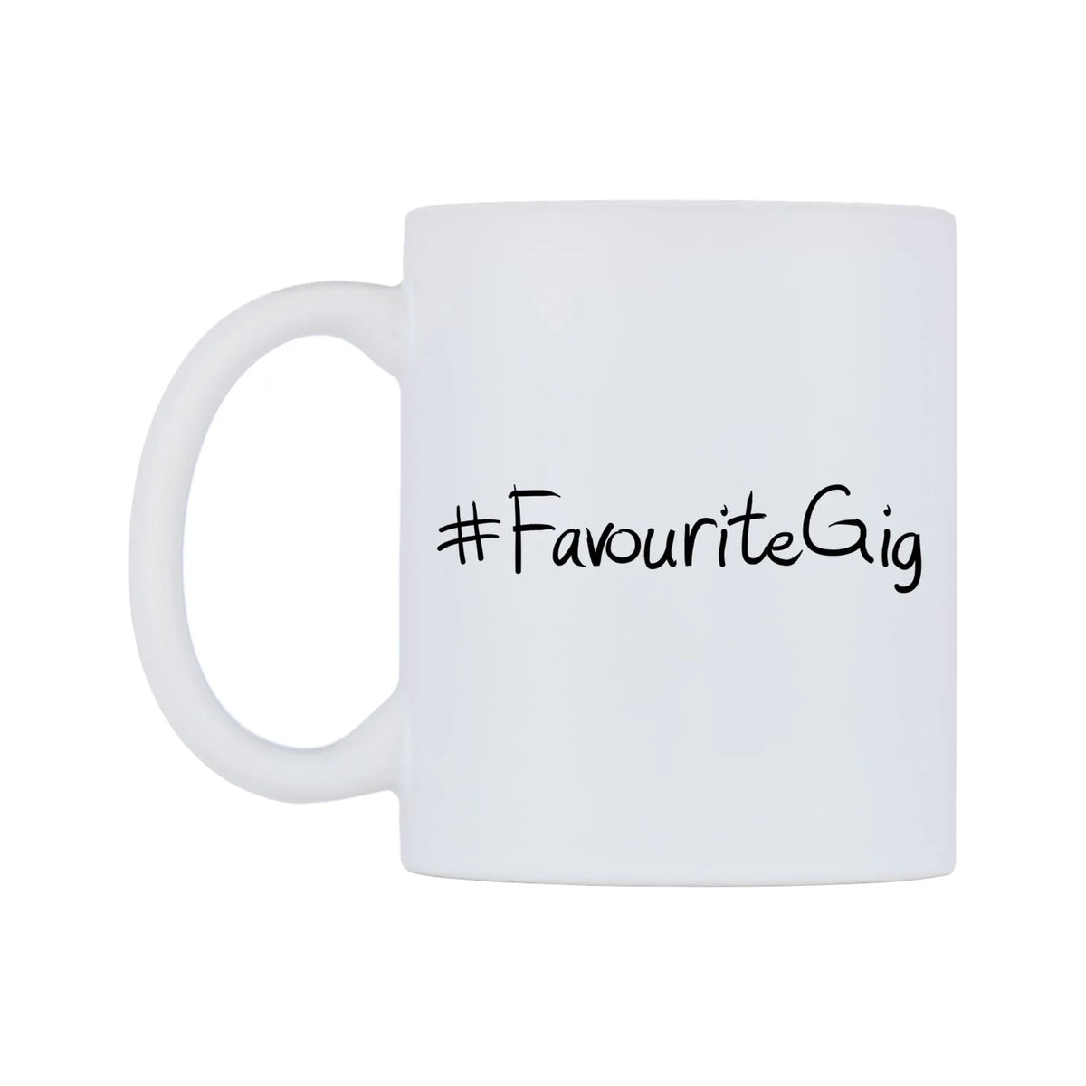 FavouriteGig Mug — mug, right side, on a white background