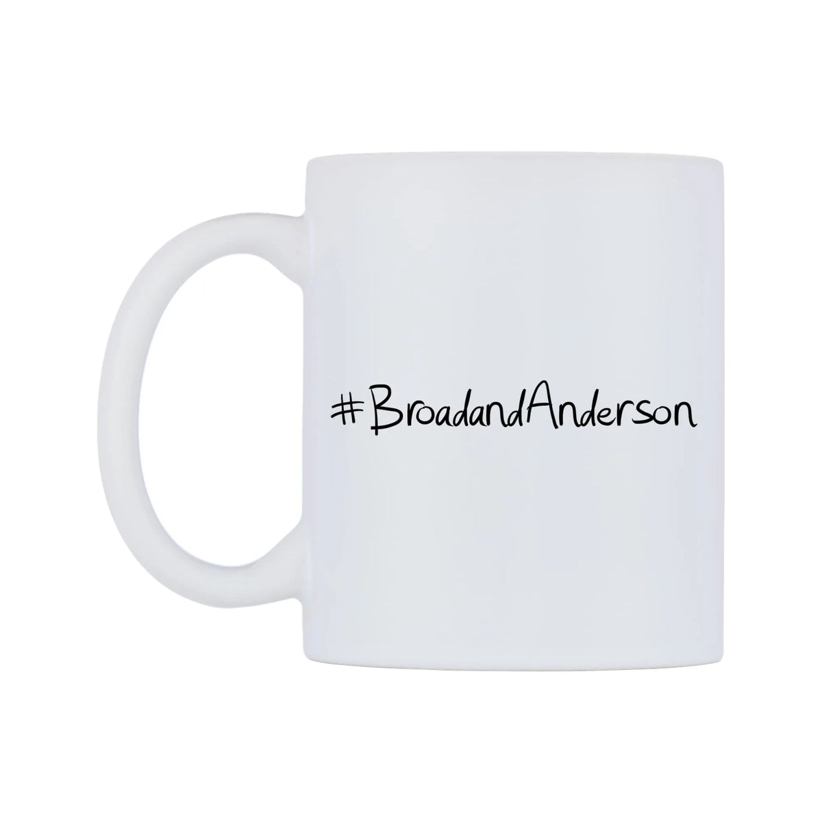 BroadandAnderson Mug — mug, right side, on a white background