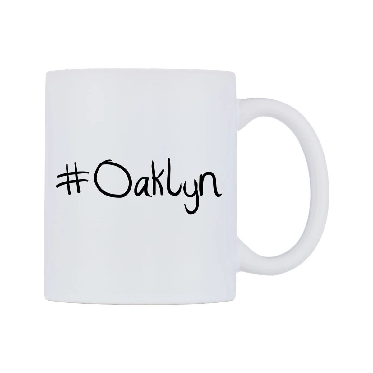 Oaklyn Mug — mug, left side, on a white background
