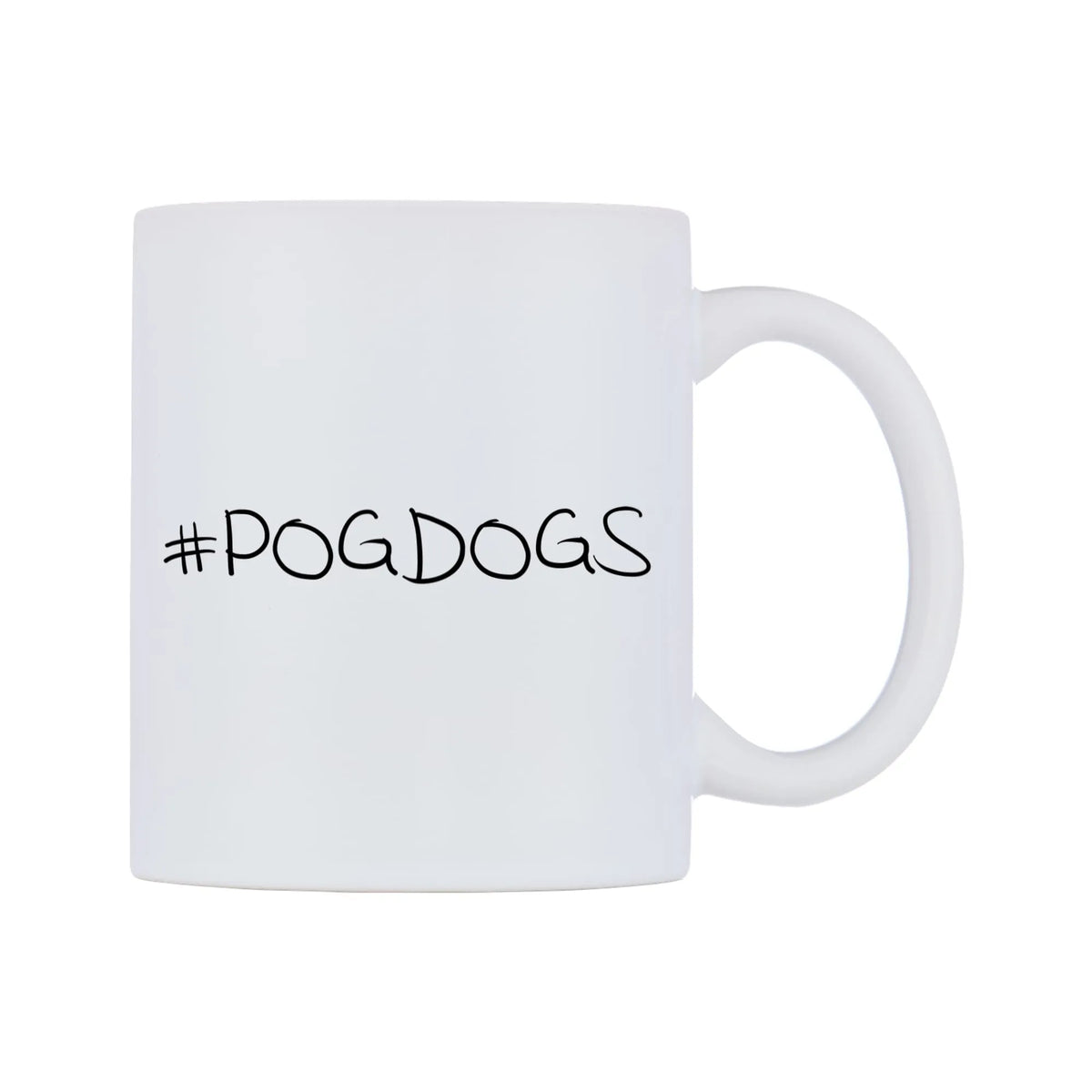 POGDOGS Mug — mug, left side, on a white background