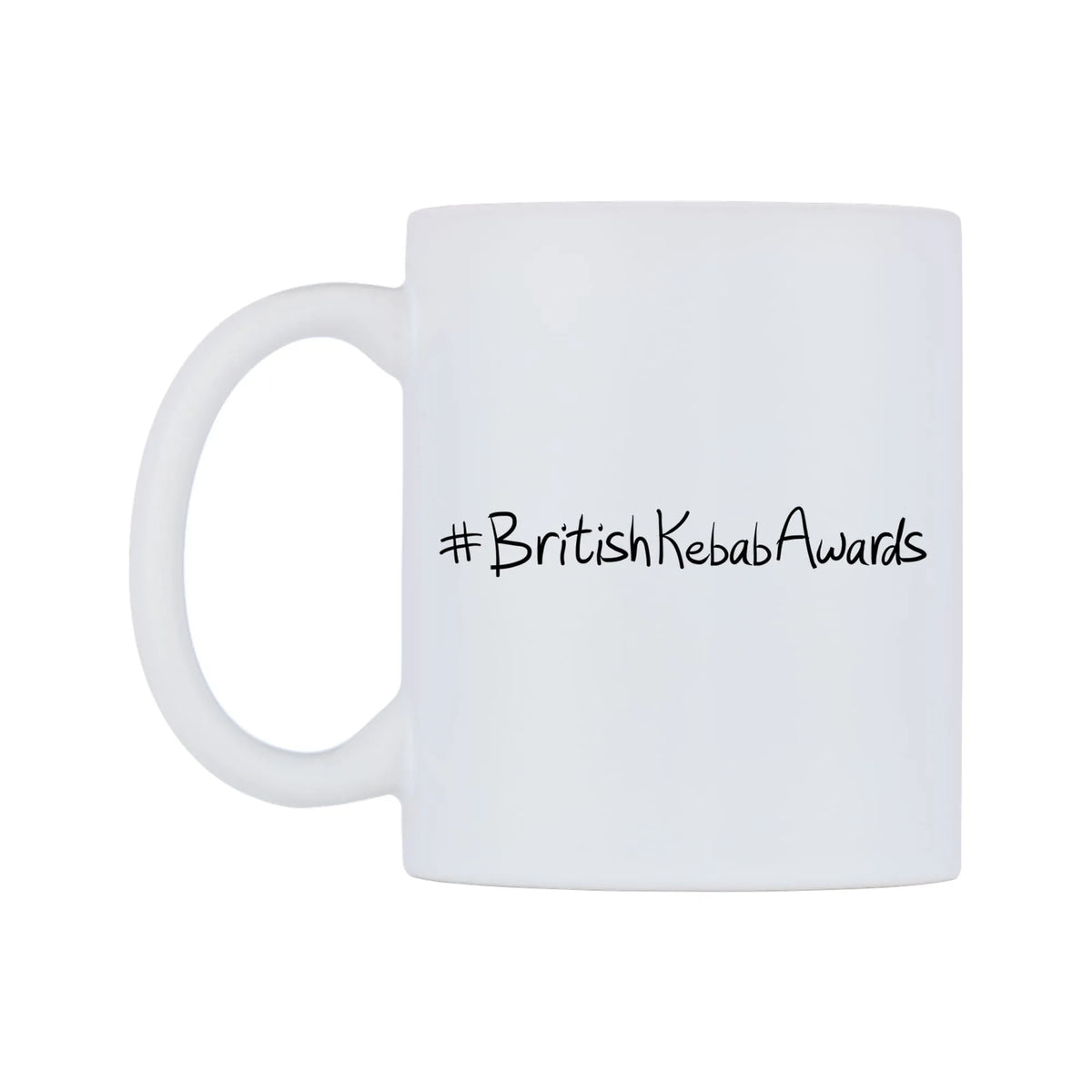 BritishKebabAwards Mug — mug, right side, on a white background