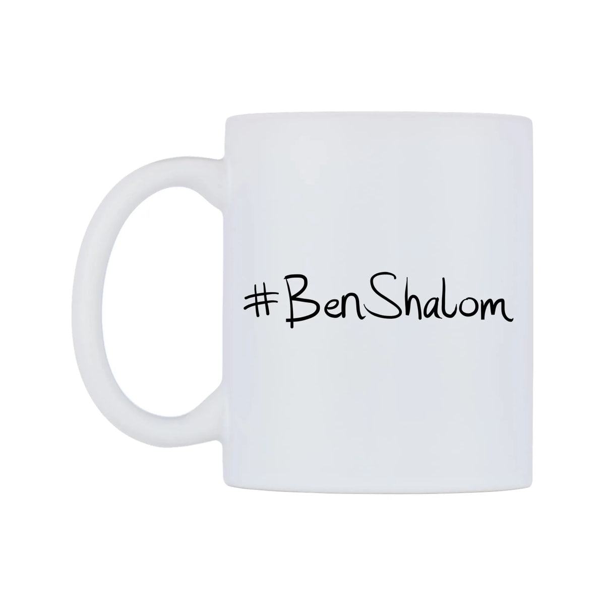 BenShalom Mug — mug, right side, on a white background