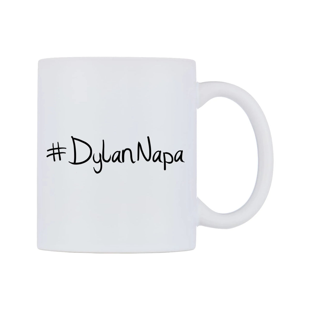 DylanNapa Mug — mug, left side, on a white background