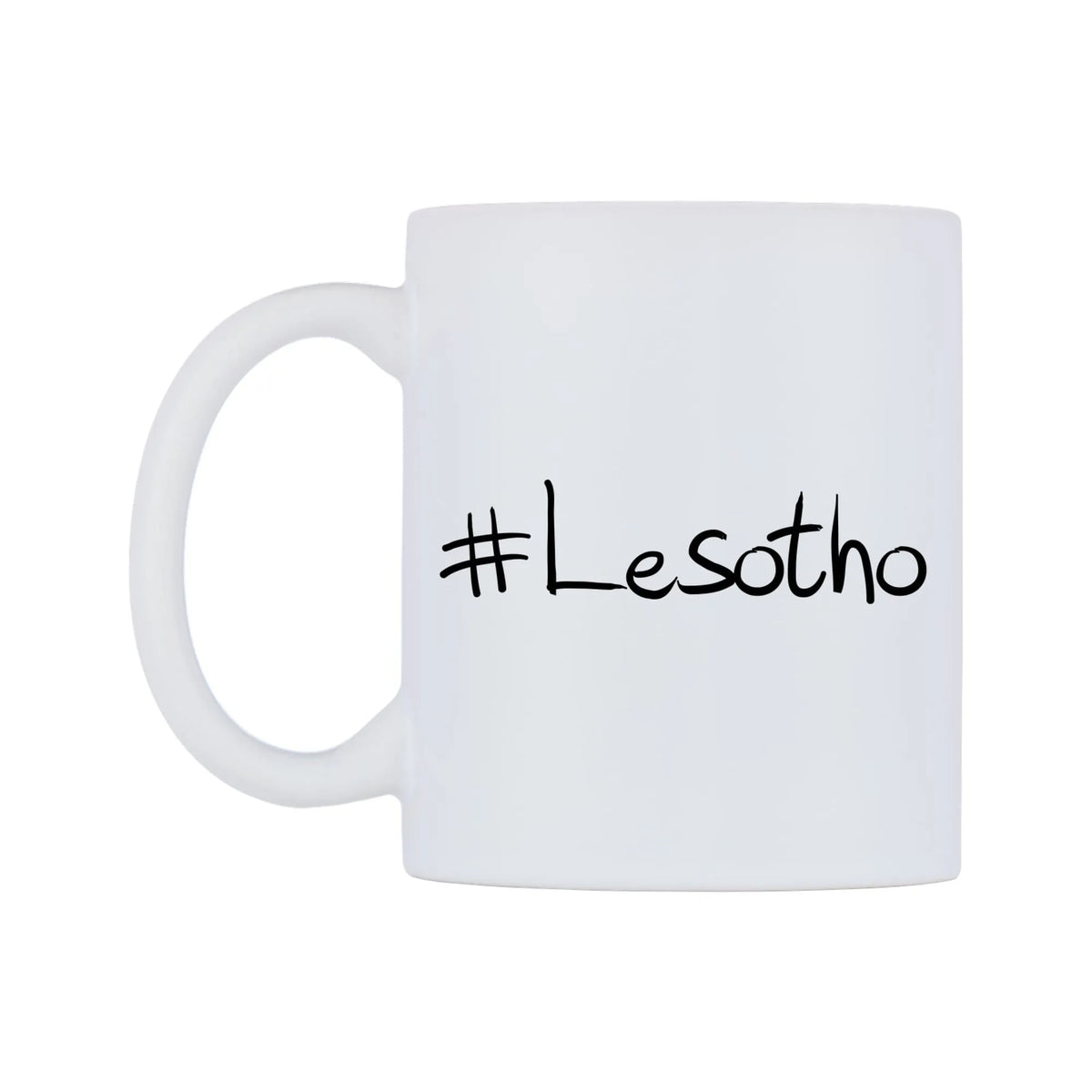 Lesotho Mug — mug, right side, on a white background