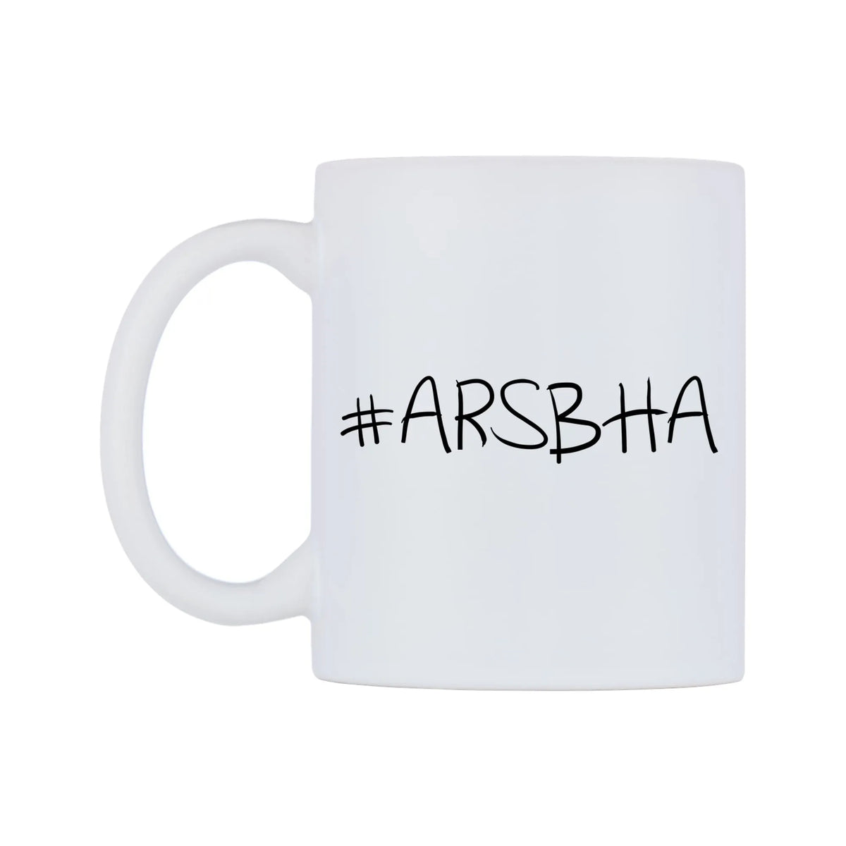 ARSBHA Mug — mug, right side, on a white background