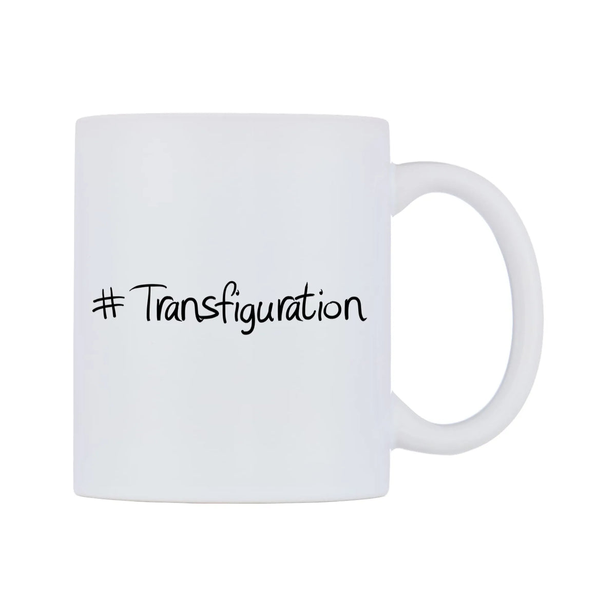 Transfiguration Mug — mug, left side, on a white background