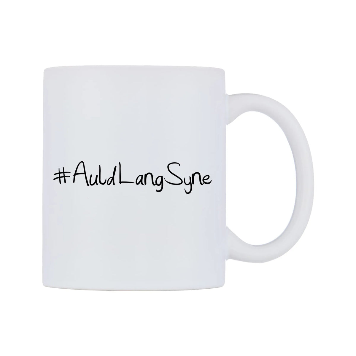 AuldLangSyne Mug — mug, left side, on a white background