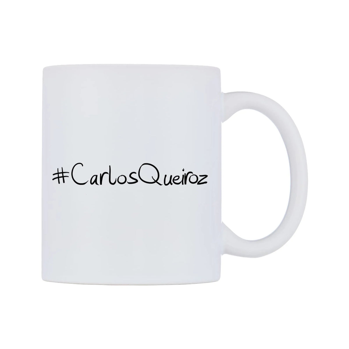 CarlosQueiroz Mug — mug, left side, on a white background