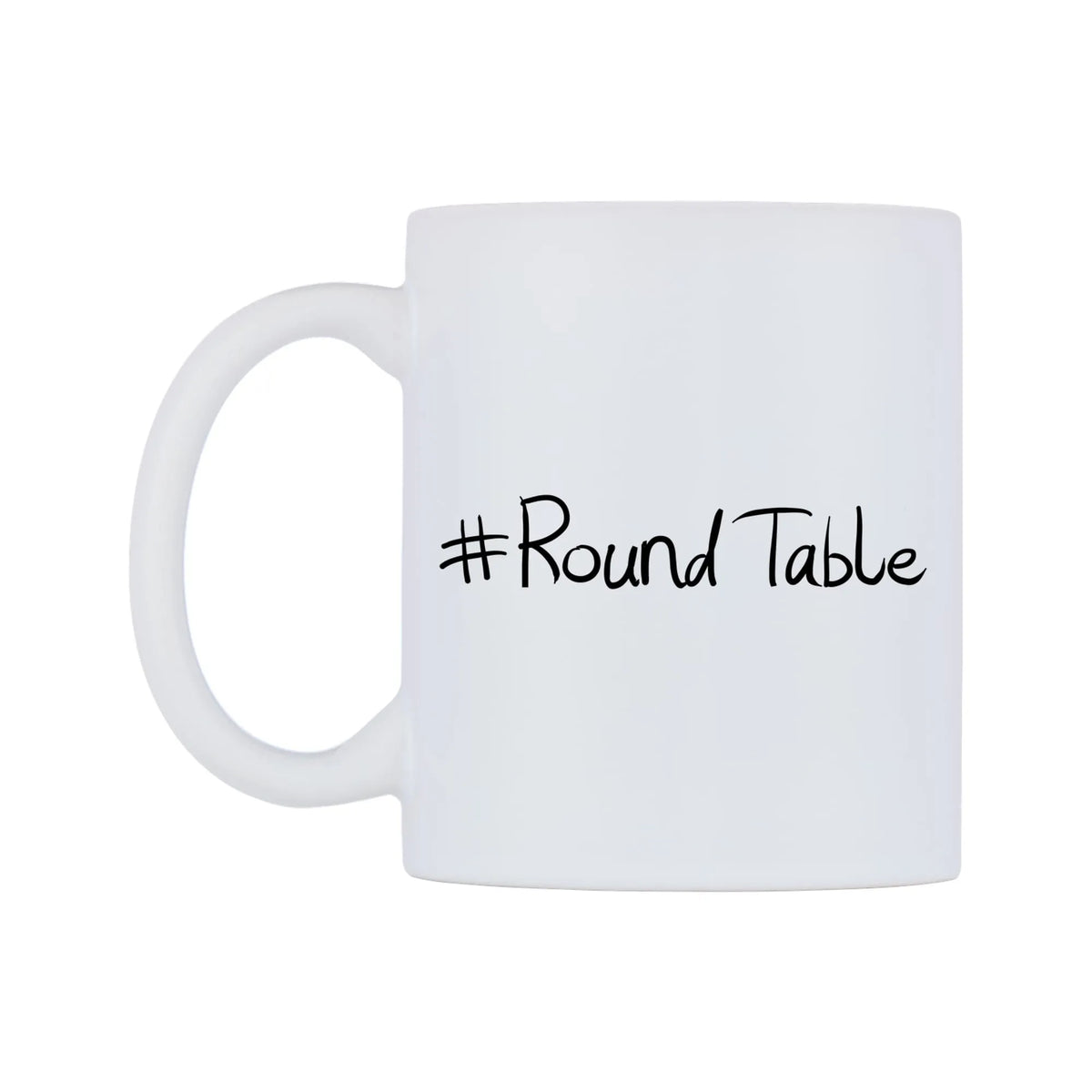 RoundTable Mug — mug, right side, on a white background
