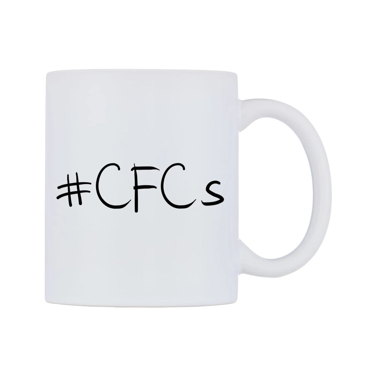 CFCs Mug — mug, left side, on a white background