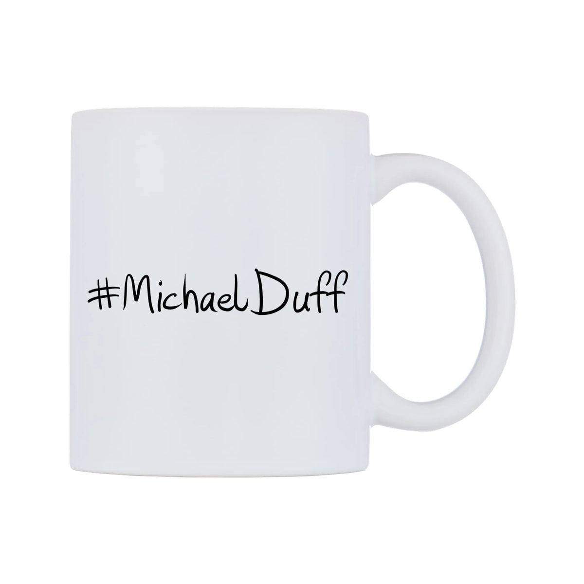 MichaelDuff Mug — mug, left side, on a white background