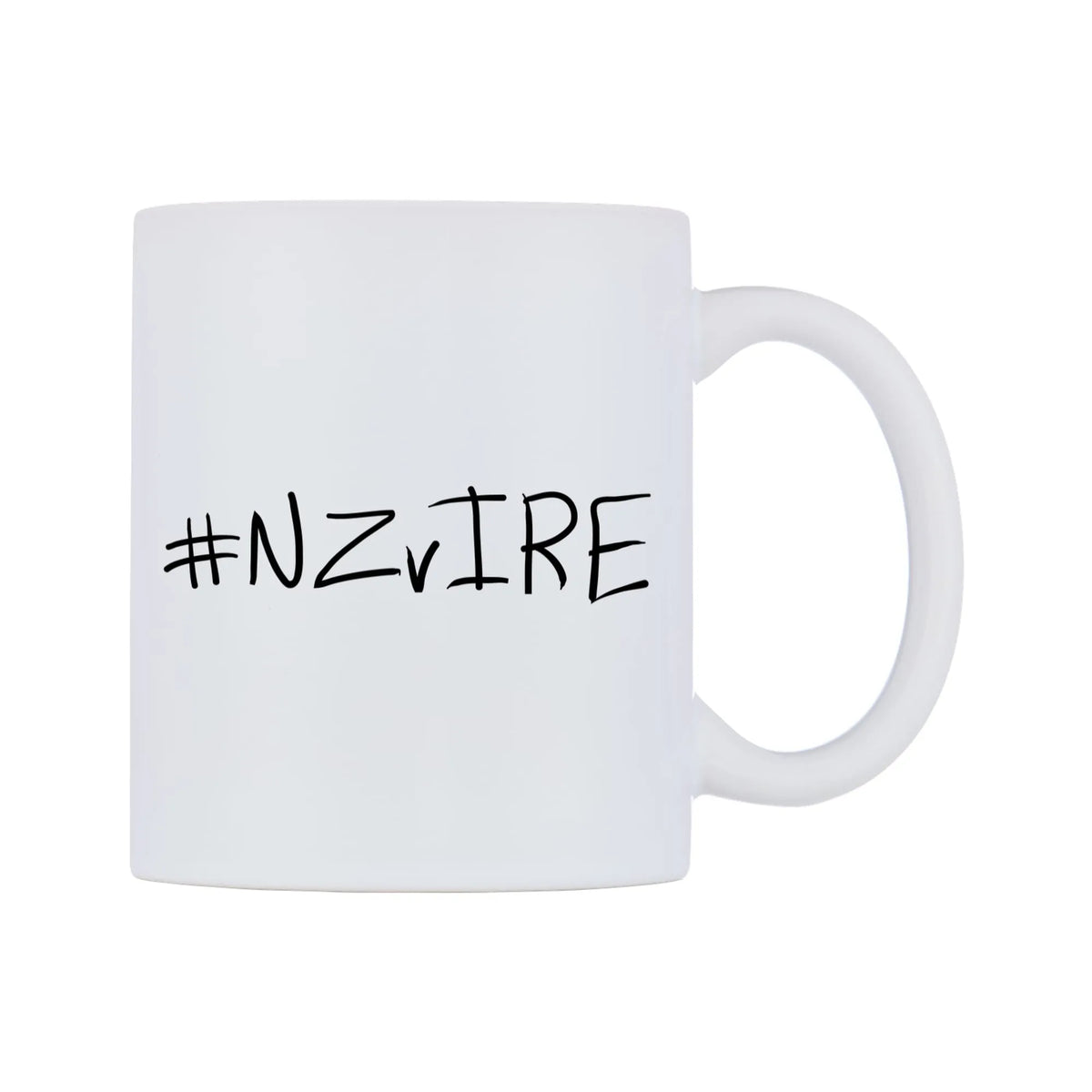 NZvIRE Mug — mug, left side, on a white background