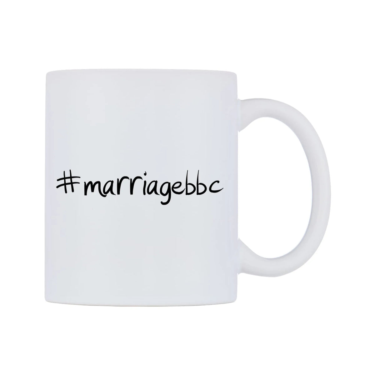 marriagebbc Mug — mug, left side, on a white background