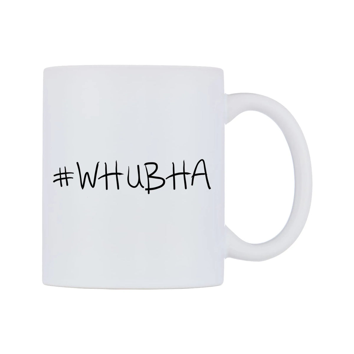 WHUBHA Mug — mug, left side, on a white background