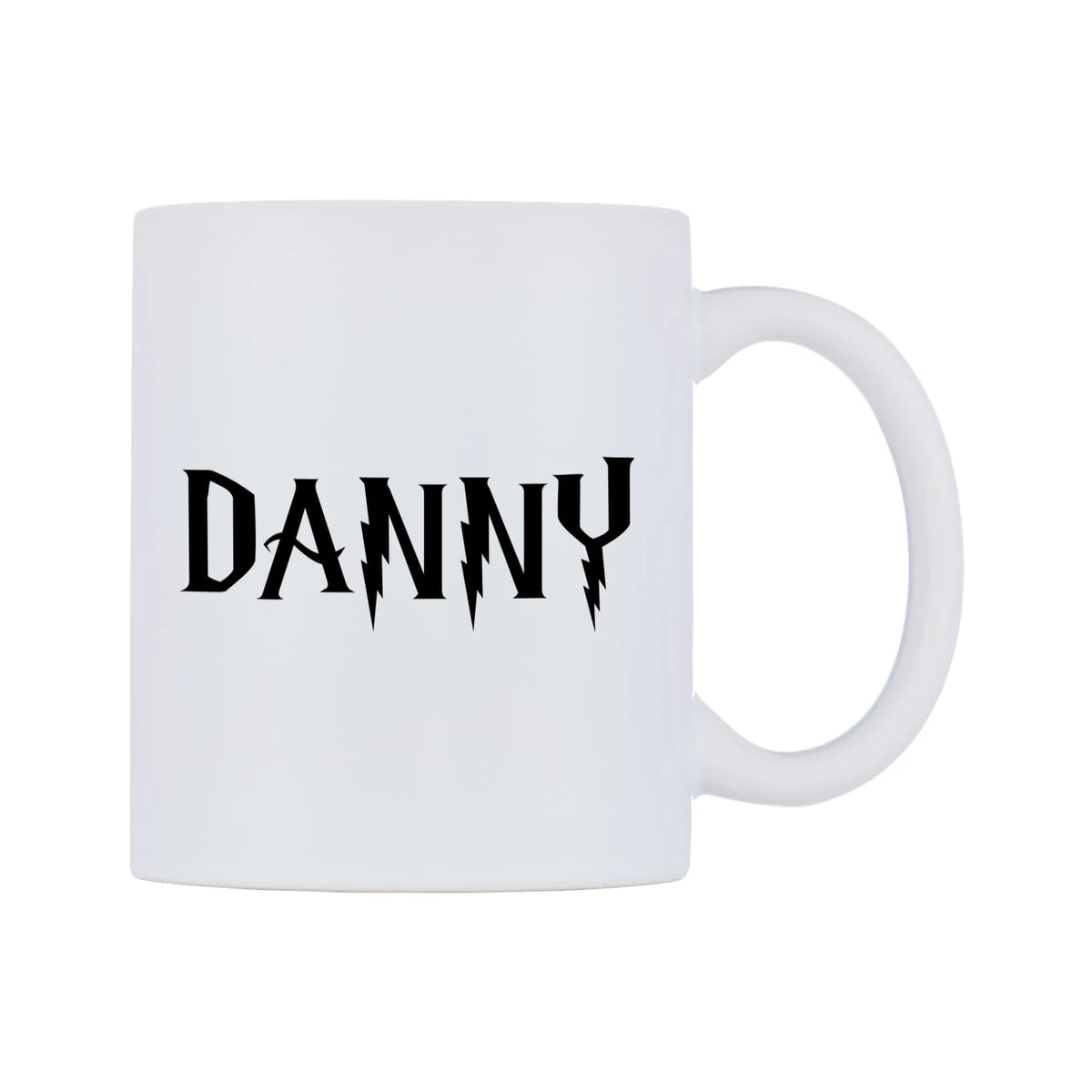 Danny - Wizard Themed Mug — white 11oz gloss mug, left side, on a white background