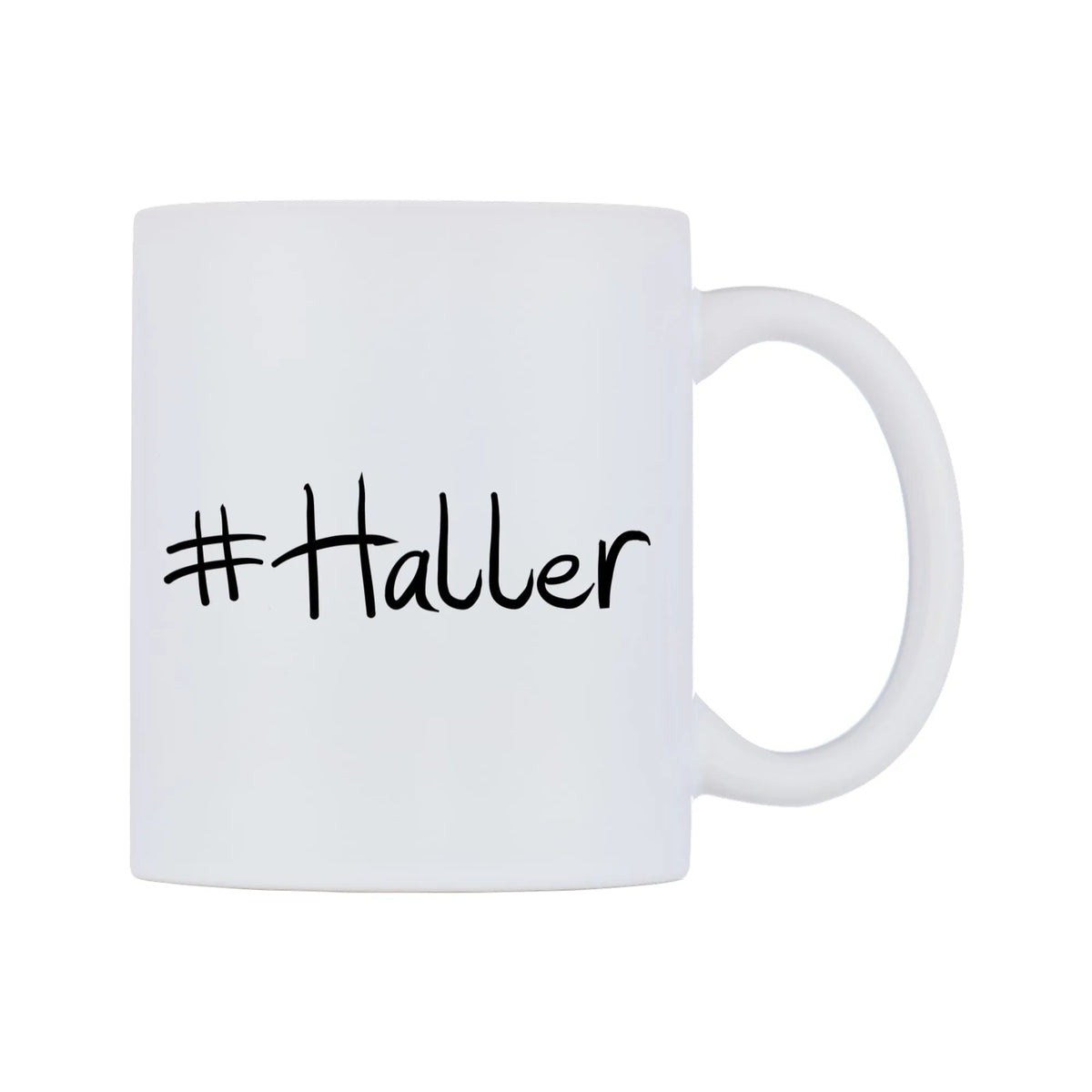 Haller Mug — mug, left side, on a white background