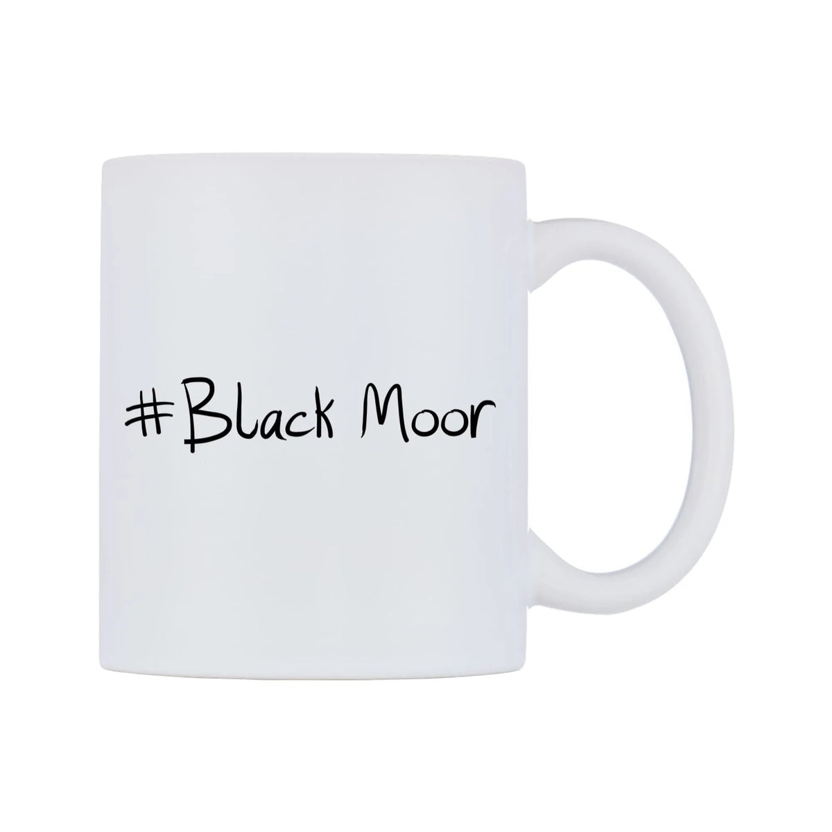 Black Moor Mug — mug, left side, on a white background