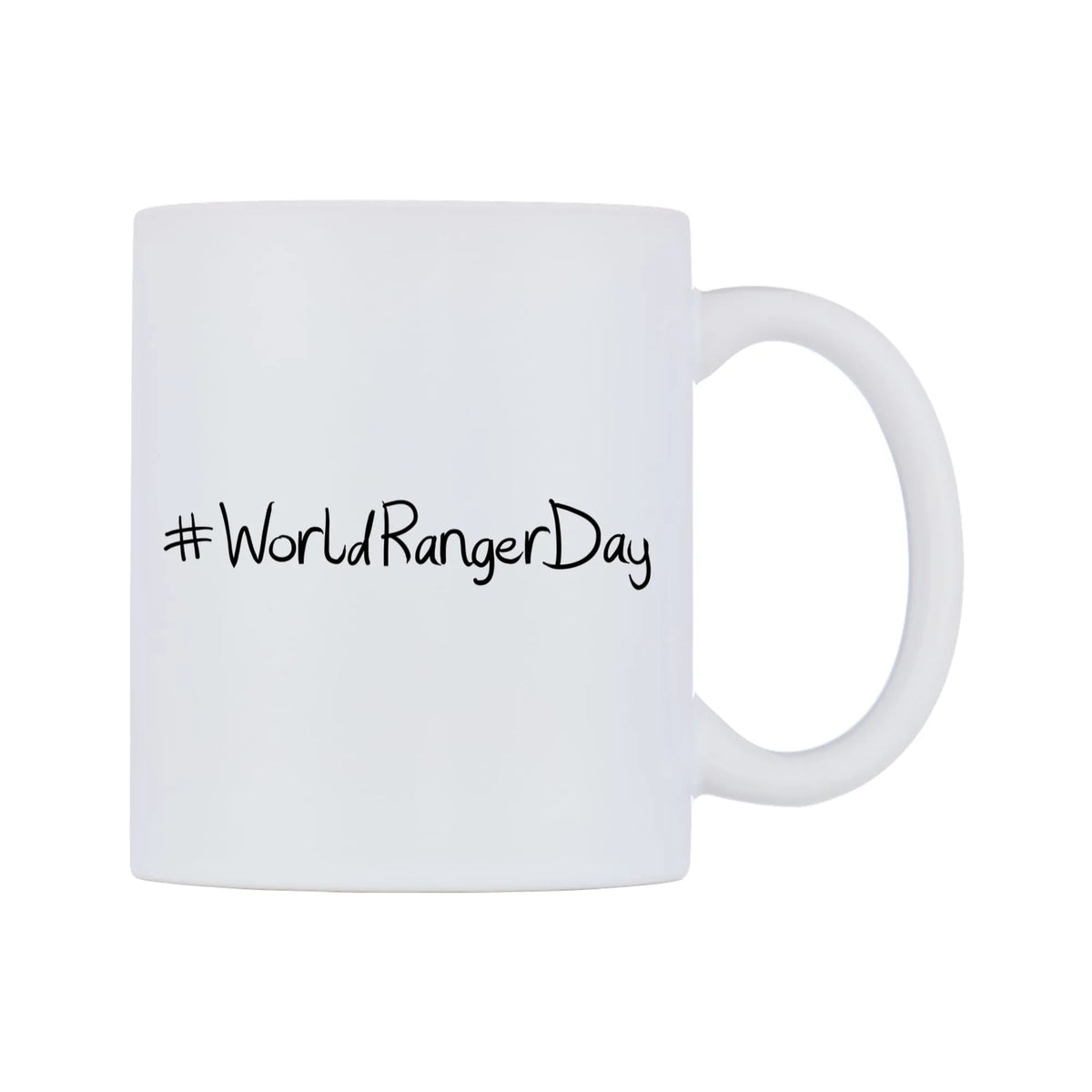 WorldRangerDay Mug — mug, left side, on a white background