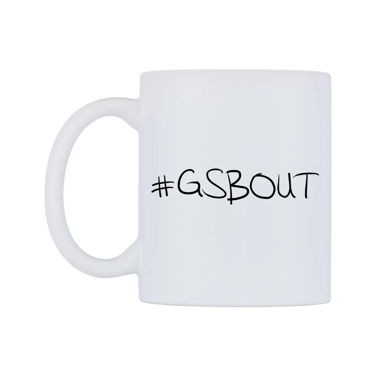 GSBOUT Mug — mug, right side, on a white background