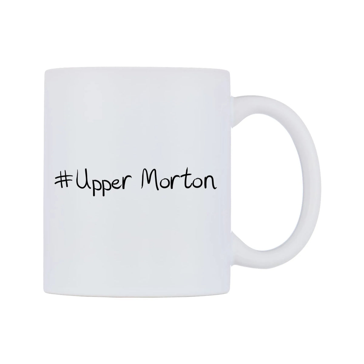 Upper Morton Mug — mug, left side, on a white background