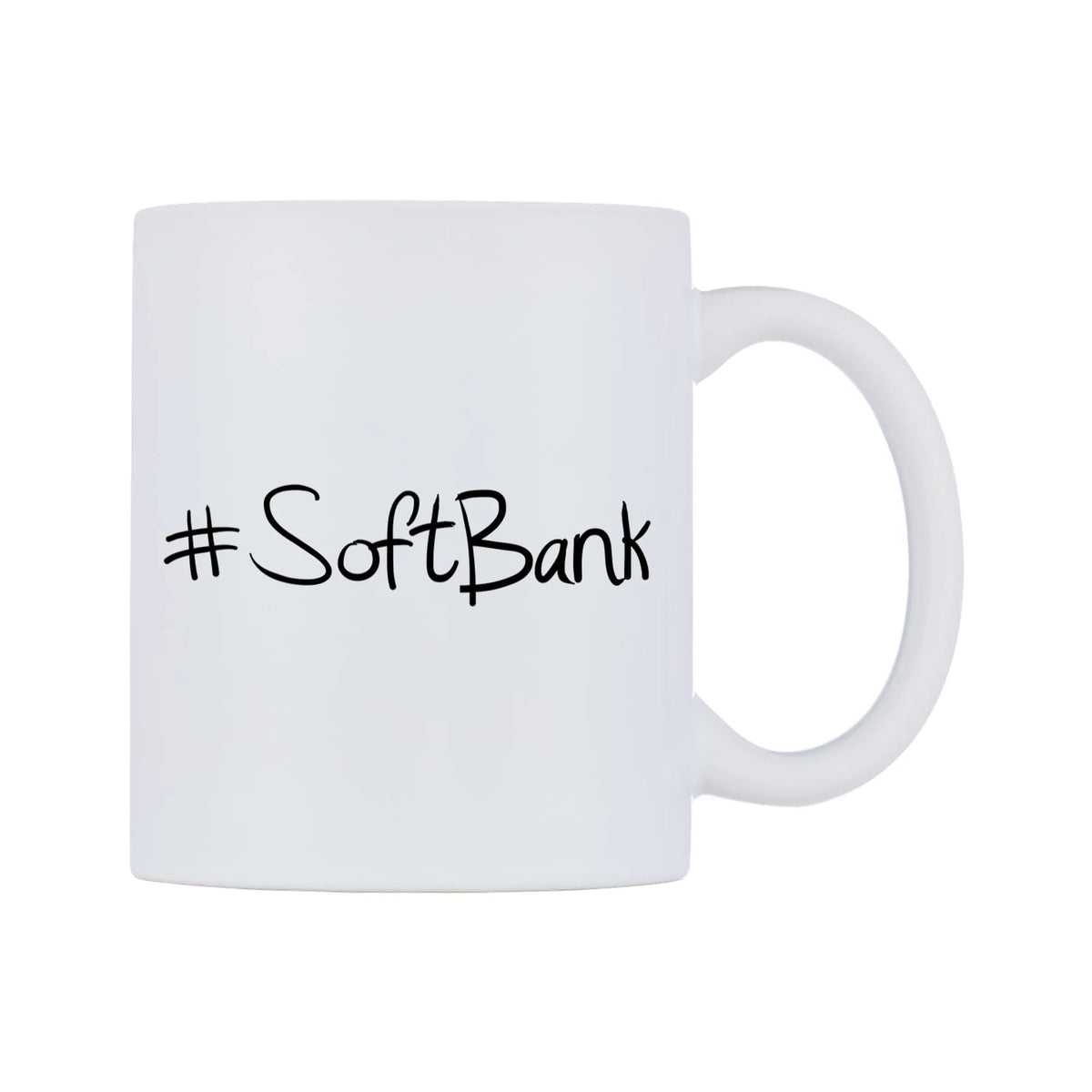 SoftBank Mug — mug, left side, on a white background