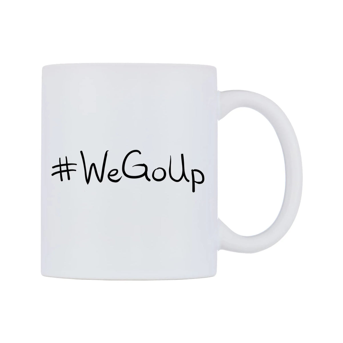 WeGoUp Mug — mug, left side, on a white background