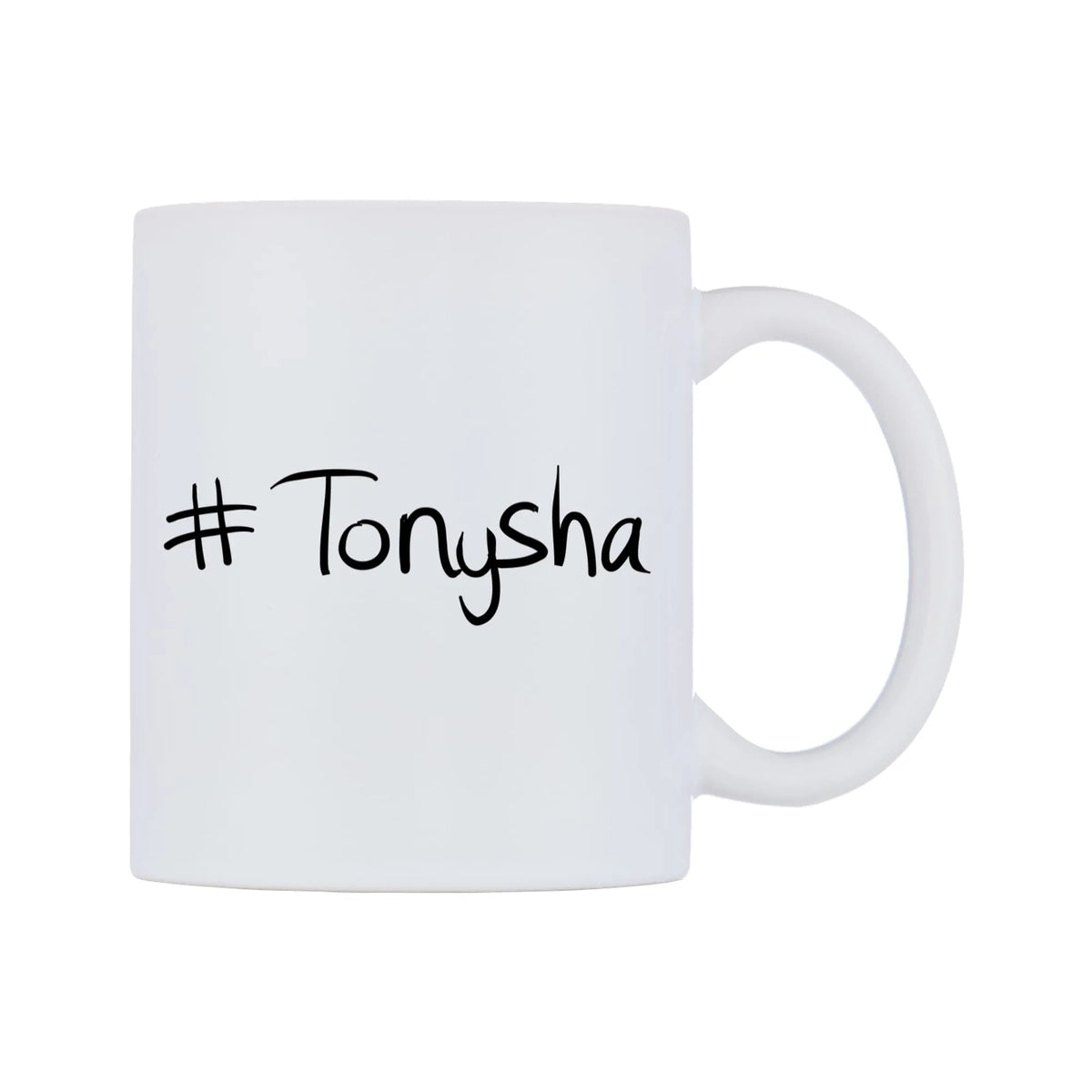 Tonysha Mug — mug, left side, on a white background