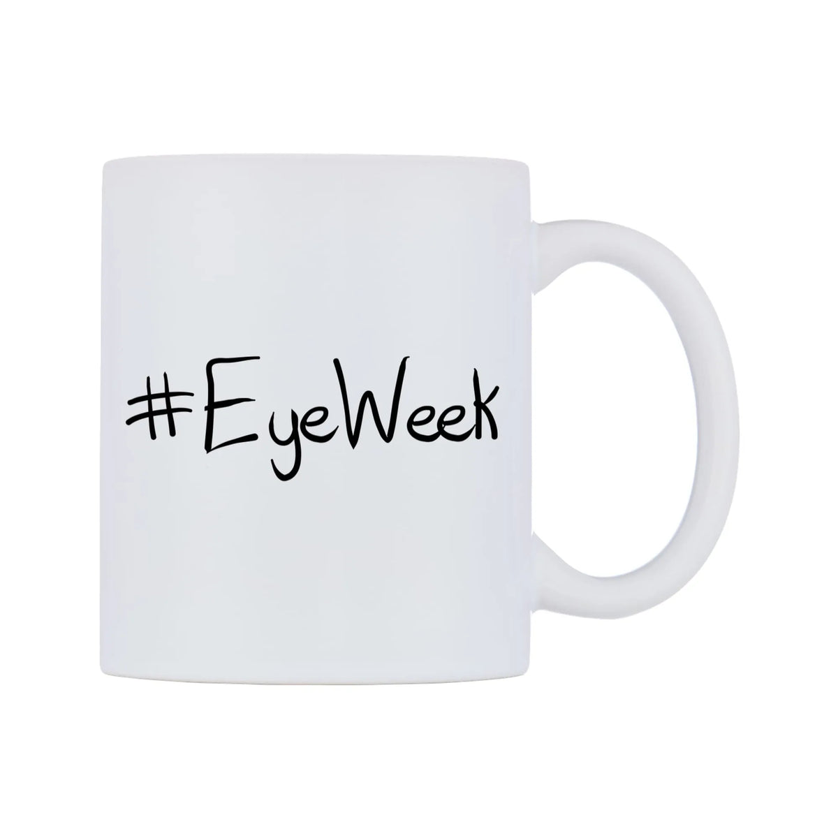EyeWeek Mug — mug, left side, on a white background